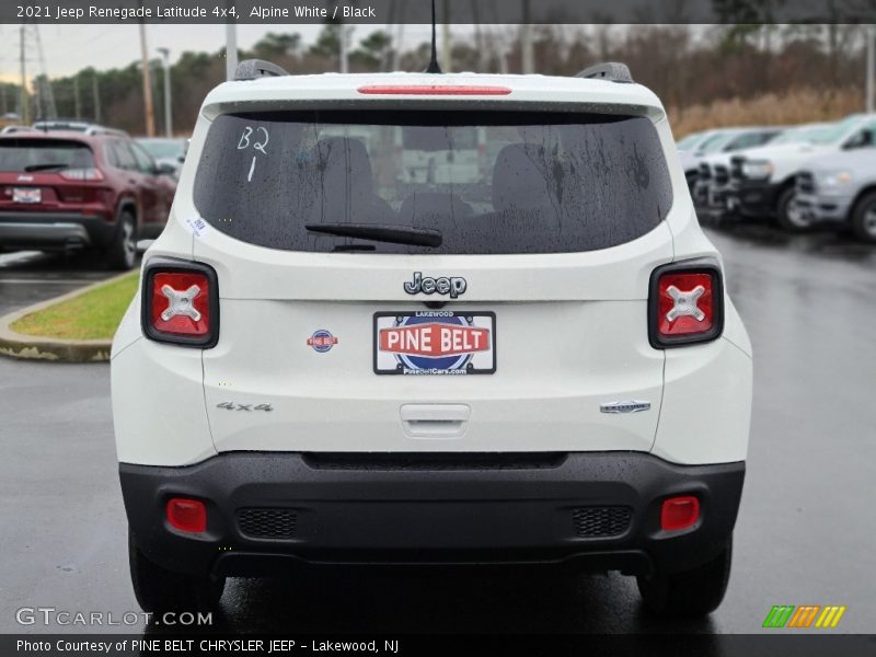 Alpine White / Black 2021 Jeep Renegade Latitude 4x4
