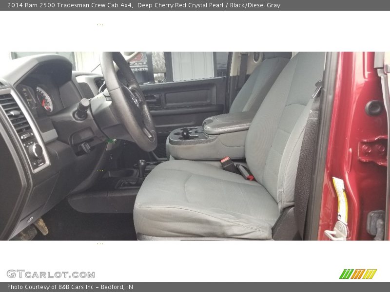 Deep Cherry Red Crystal Pearl / Black/Diesel Gray 2014 Ram 2500 Tradesman Crew Cab 4x4