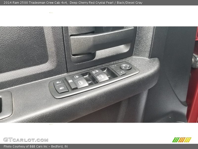 Deep Cherry Red Crystal Pearl / Black/Diesel Gray 2014 Ram 2500 Tradesman Crew Cab 4x4