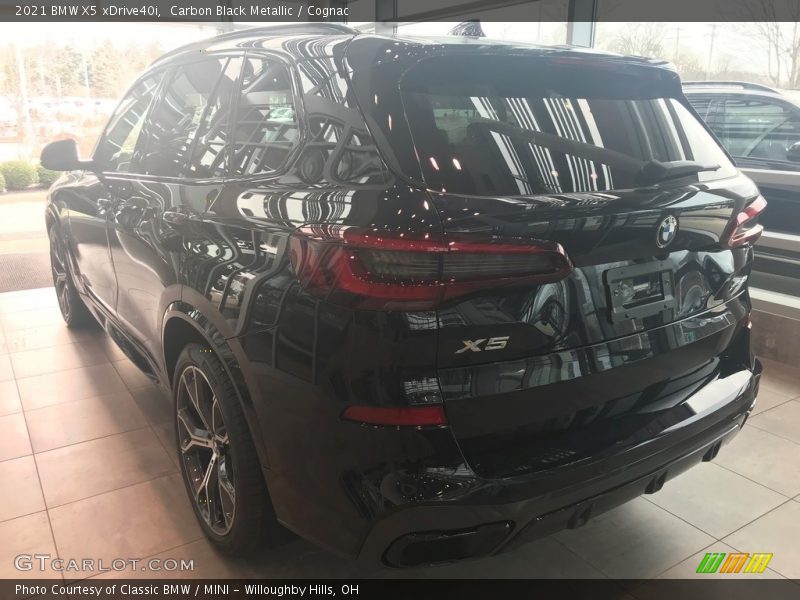 Carbon Black Metallic / Cognac 2021 BMW X5 xDrive40i