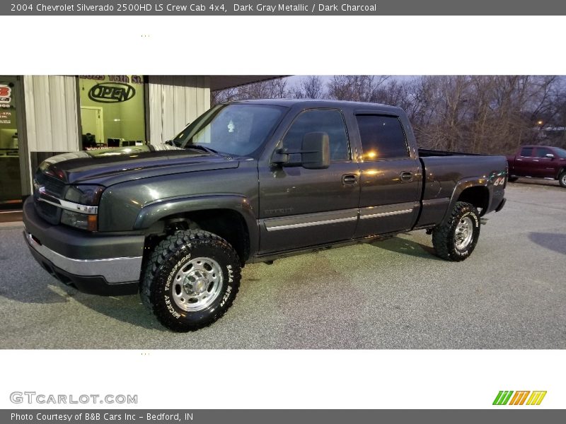 Dark Gray Metallic / Dark Charcoal 2004 Chevrolet Silverado 2500HD LS Crew Cab 4x4