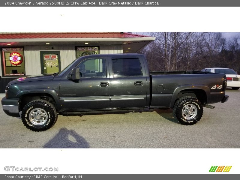 Dark Gray Metallic / Dark Charcoal 2004 Chevrolet Silverado 2500HD LS Crew Cab 4x4