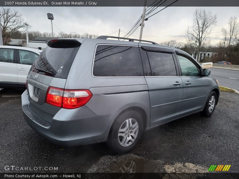 Ocean Mist Metallic / Gray 2007 Honda Odyssey EX