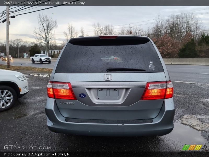 Ocean Mist Metallic / Gray 2007 Honda Odyssey EX