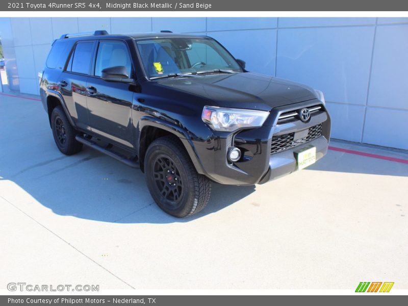 Midnight Black Metallic / Sand Beige 2021 Toyota 4Runner SR5 4x4