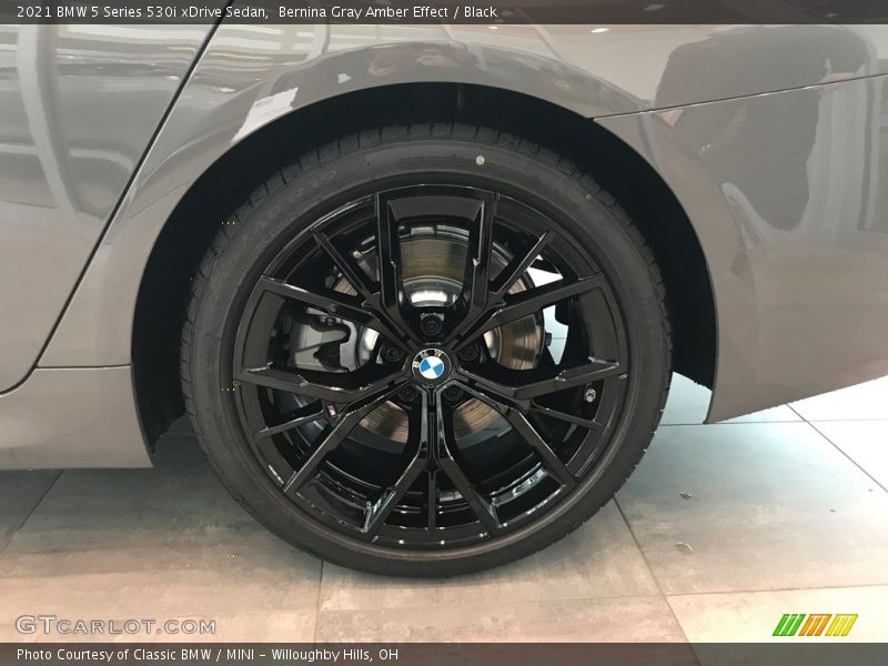Bernina Gray Amber Effect / Black 2021 BMW 5 Series 530i xDrive Sedan