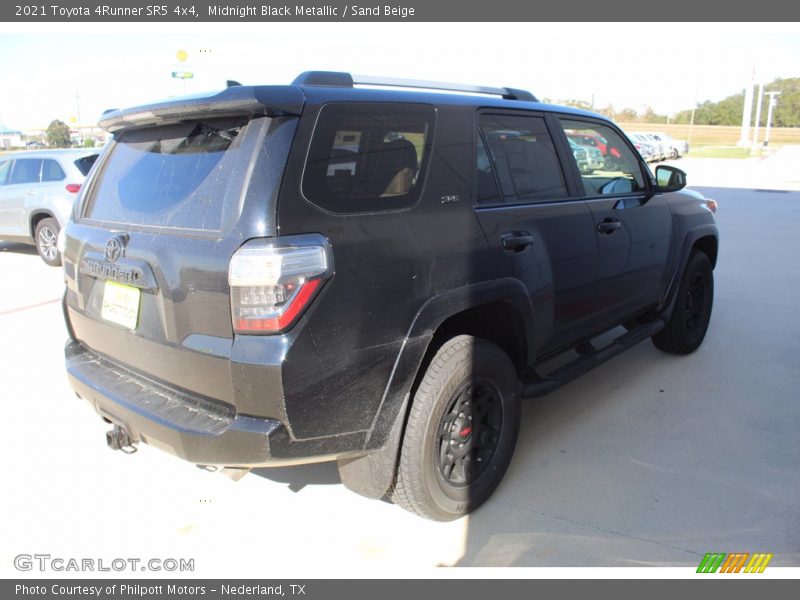 Midnight Black Metallic / Sand Beige 2021 Toyota 4Runner SR5 4x4