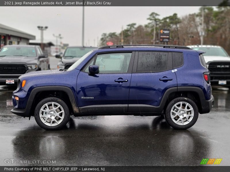 Jetset Blue / Black/Ski Gray 2021 Jeep Renegade Latitude 4x4