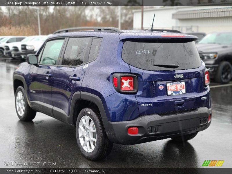 Jetset Blue / Black/Ski Gray 2021 Jeep Renegade Latitude 4x4