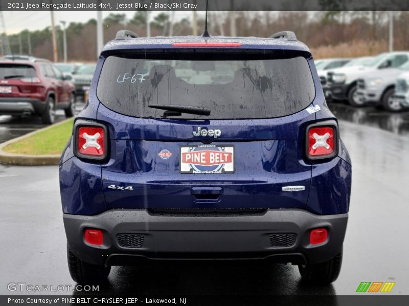 Jetset Blue / Black/Ski Gray 2021 Jeep Renegade Latitude 4x4