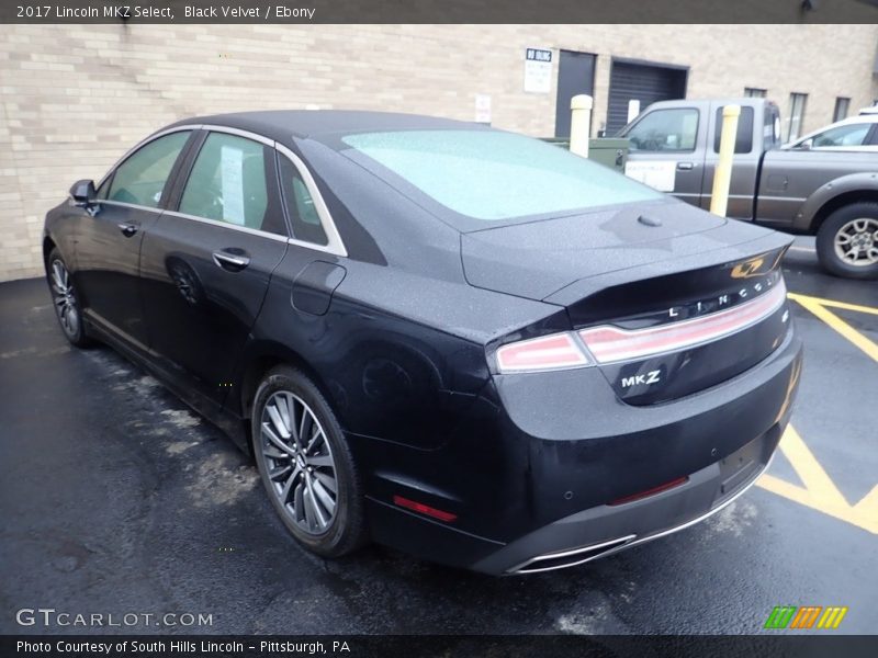 Black Velvet / Ebony 2017 Lincoln MKZ Select
