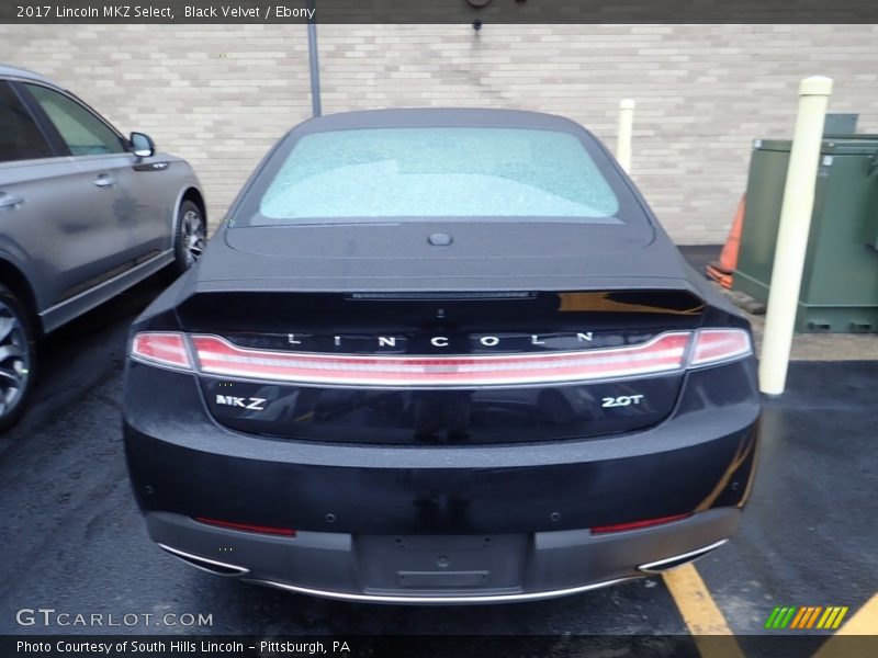 Black Velvet / Ebony 2017 Lincoln MKZ Select