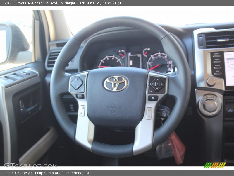 Midnight Black Metallic / Sand Beige 2021 Toyota 4Runner SR5 4x4