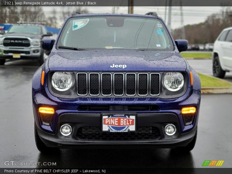 Jetset Blue / Black 2021 Jeep Renegade Latitude 4x4