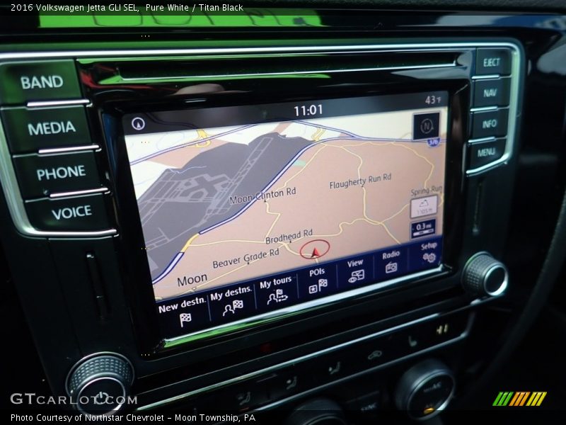 Navigation of 2016 Jetta GLI SEL