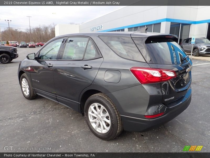 Nightfall Gray Metallic / Medium Ash Gray 2019 Chevrolet Equinox LS AWD