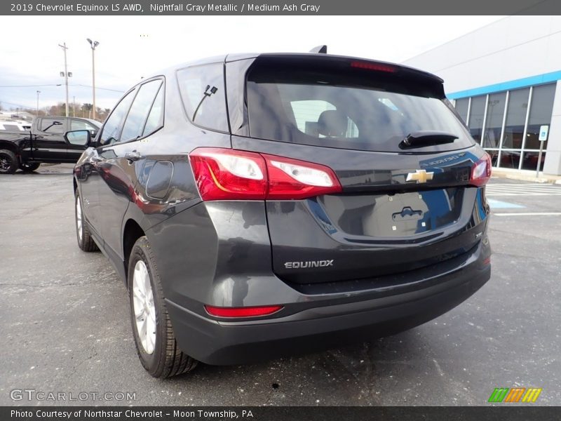 Nightfall Gray Metallic / Medium Ash Gray 2019 Chevrolet Equinox LS AWD