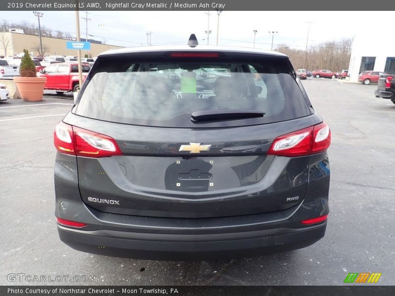 Nightfall Gray Metallic / Medium Ash Gray 2019 Chevrolet Equinox LS AWD