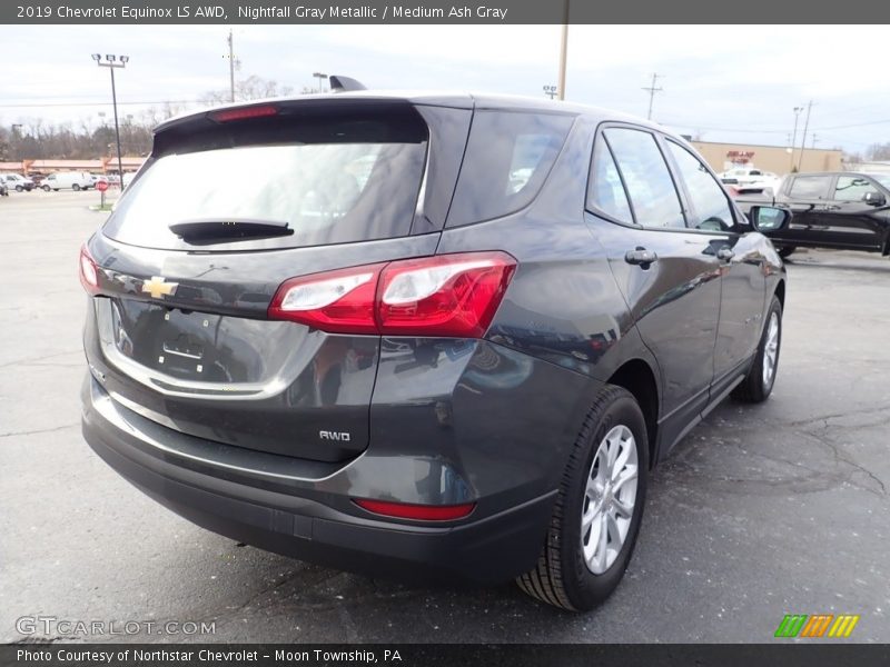 Nightfall Gray Metallic / Medium Ash Gray 2019 Chevrolet Equinox LS AWD