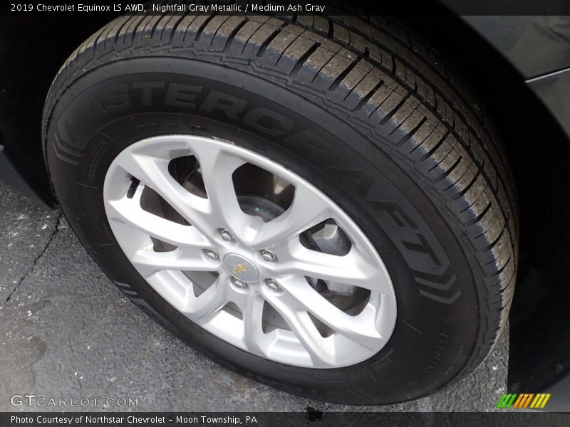 Nightfall Gray Metallic / Medium Ash Gray 2019 Chevrolet Equinox LS AWD