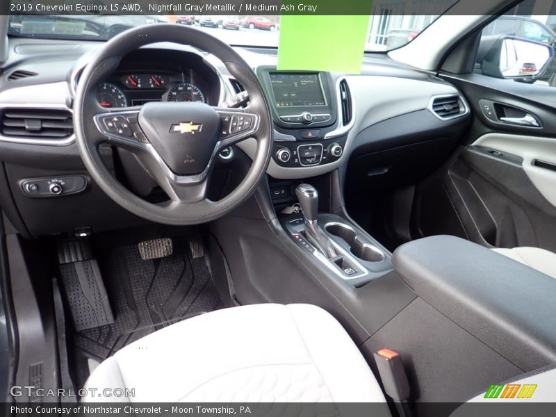 Nightfall Gray Metallic / Medium Ash Gray 2019 Chevrolet Equinox LS AWD
