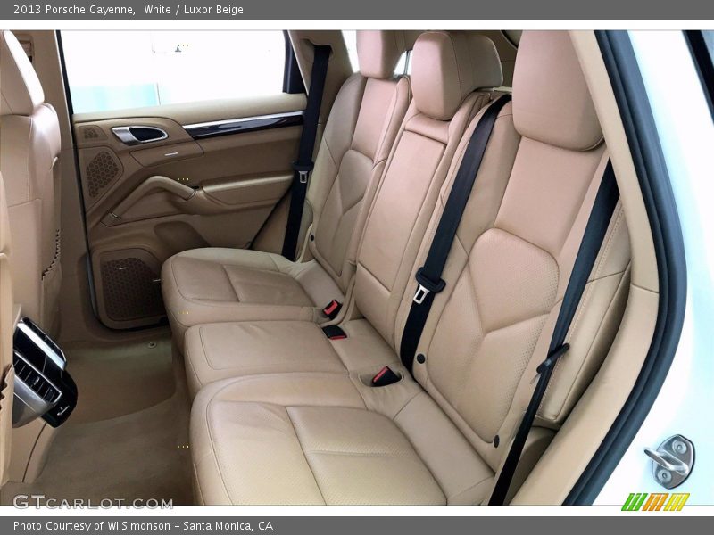 Rear Seat of 2013 Cayenne 