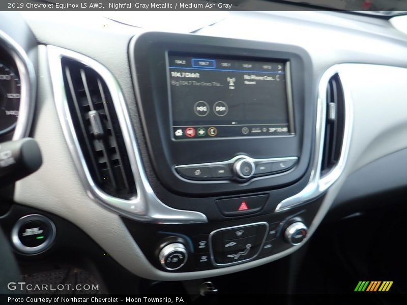 Nightfall Gray Metallic / Medium Ash Gray 2019 Chevrolet Equinox LS AWD