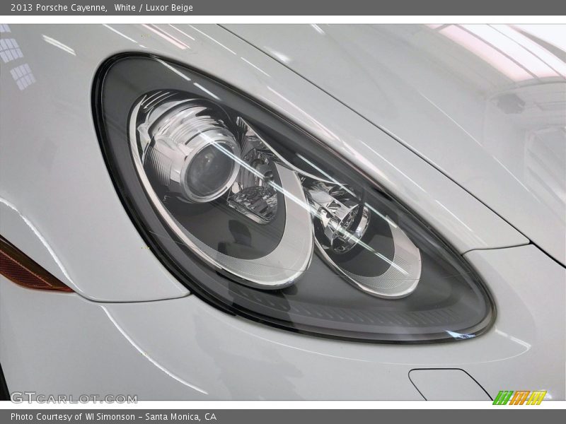 White / Luxor Beige 2013 Porsche Cayenne
