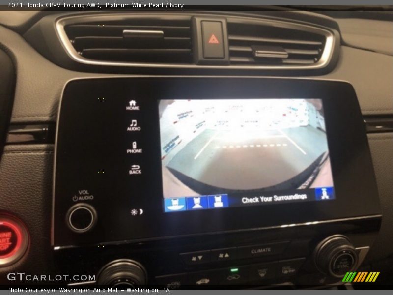 Platinum White Pearl / Ivory 2021 Honda CR-V Touring AWD