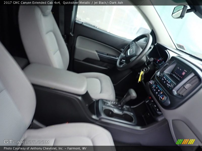 Front Seat of 2017 Canyon Extended Cab 4x4