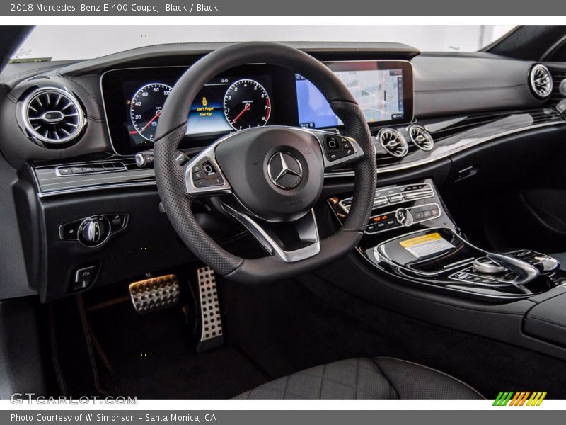 Black / Black 2018 Mercedes-Benz E 400 Coupe
