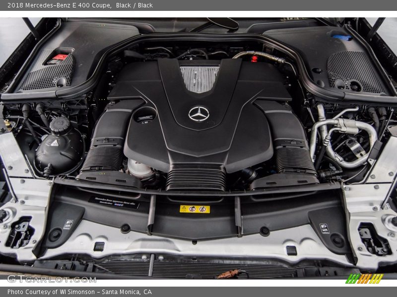 Black / Black 2018 Mercedes-Benz E 400 Coupe