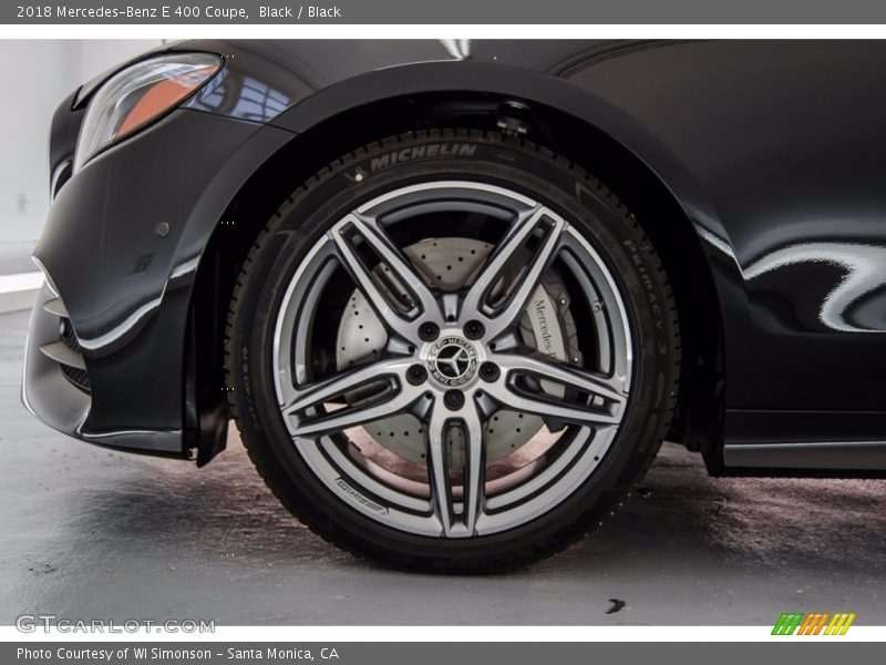 Black / Black 2018 Mercedes-Benz E 400 Coupe