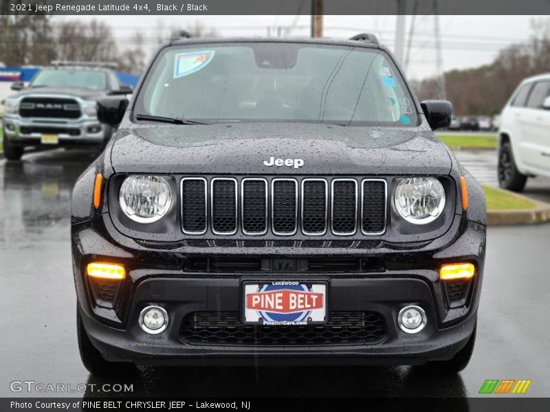 Black / Black 2021 Jeep Renegade Latitude 4x4