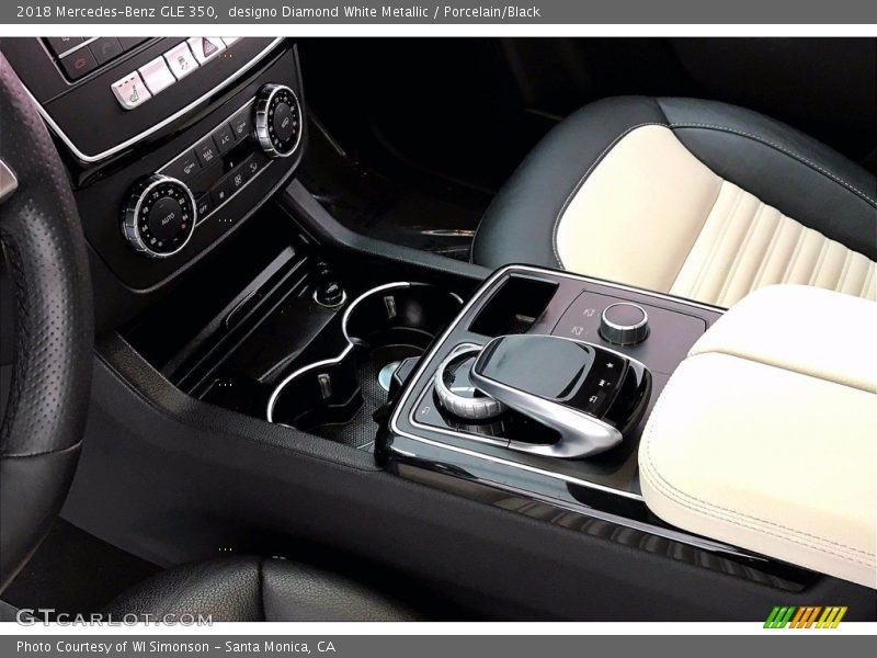 designo Diamond White Metallic / Porcelain/Black 2018 Mercedes-Benz GLE 350