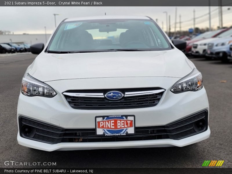 Crystal White Pearl / Black 2021 Subaru Impreza 5-Door