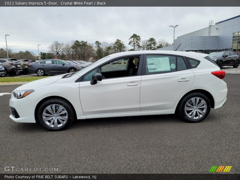 Crystal White Pearl / Black 2021 Subaru Impreza 5-Door