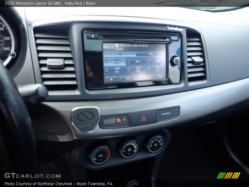 Controls of 2015 Lancer SE AWC