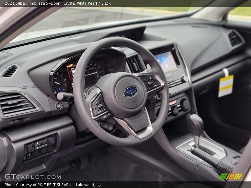 Crystal White Pearl / Black 2021 Subaru Impreza 5-Door