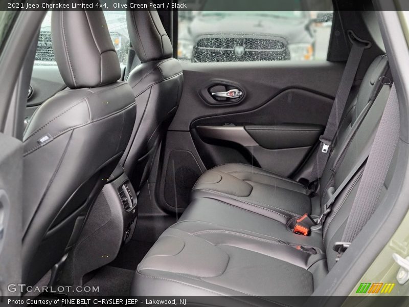 Olive Green Pearl / Black 2021 Jeep Cherokee Limited 4x4