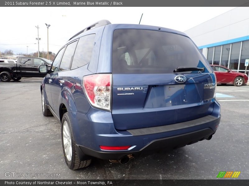 Marine Blue Metallic / Black 2011 Subaru Forester 2.5 X Limited