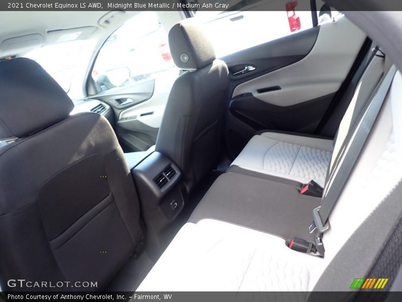 Midnight Blue Metallic / Medium Ash Gray 2021 Chevrolet Equinox LS AWD
