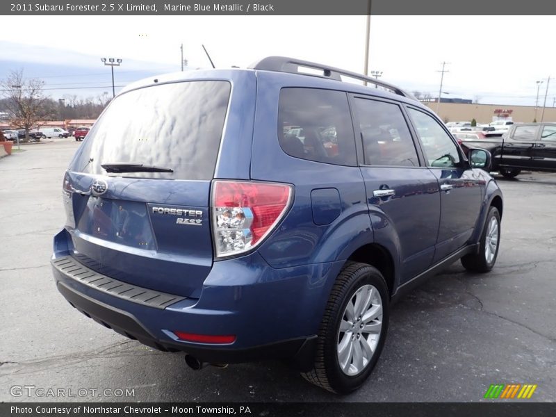 Marine Blue Metallic / Black 2011 Subaru Forester 2.5 X Limited