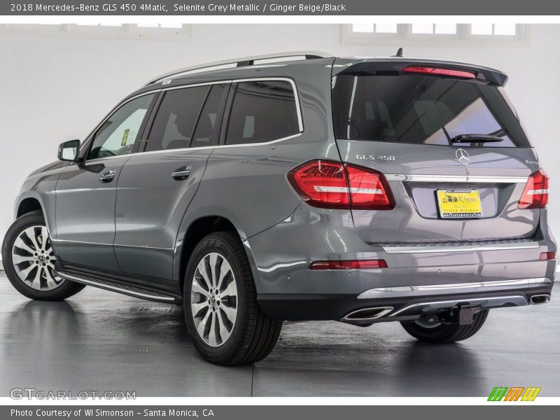 Selenite Grey Metallic / Ginger Beige/Black 2018 Mercedes-Benz GLS 450 4Matic