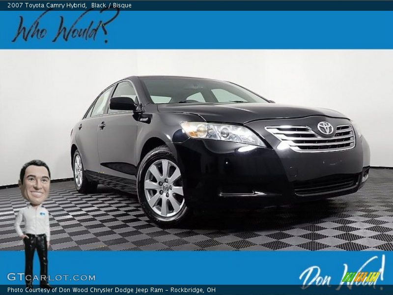 Black / Bisque 2007 Toyota Camry Hybrid