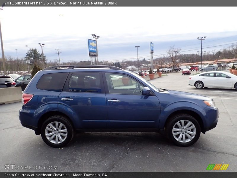 Marine Blue Metallic / Black 2011 Subaru Forester 2.5 X Limited