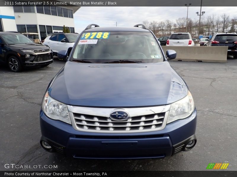 Marine Blue Metallic / Black 2011 Subaru Forester 2.5 X Limited