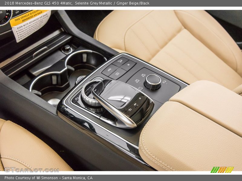 Selenite Grey Metallic / Ginger Beige/Black 2018 Mercedes-Benz GLS 450 4Matic
