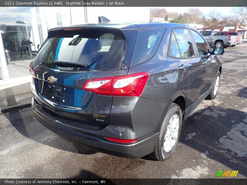 Nightfall Gray Metallic / Jet Black 2021 Chevrolet Equinox LS AWD