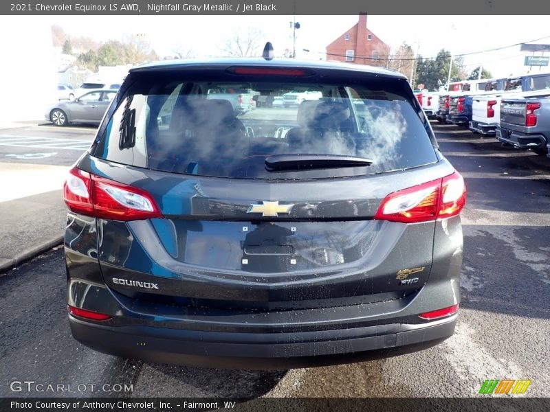 Nightfall Gray Metallic / Jet Black 2021 Chevrolet Equinox LS AWD
